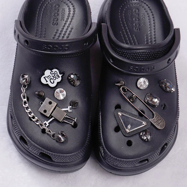 Diy Punk Croc Charms Metal Rivet Shoe Charms For Sandals Designers New  Fashion Clogs Buckle Decorations Hip Hop Shoe Accessories - Temu