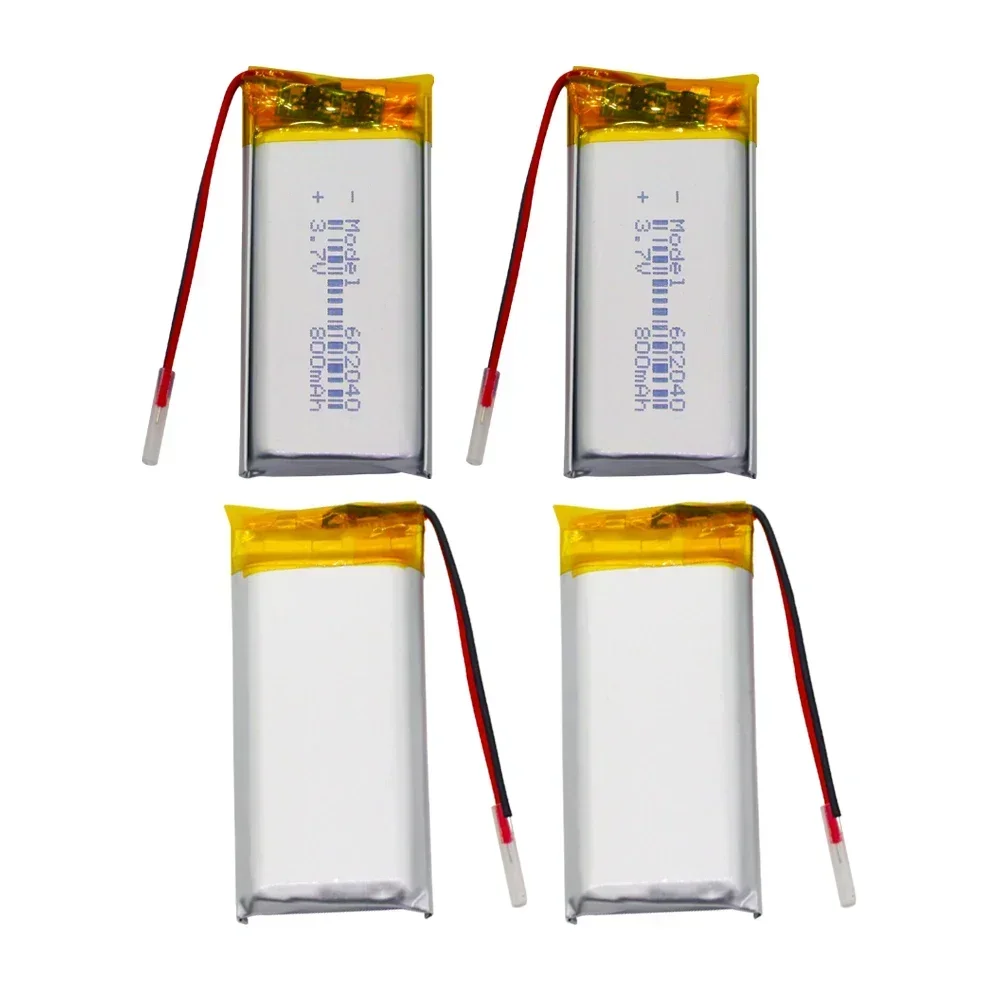 602040 Lithium Li-Po Polymer Rechargeable Battery 3.7V 800mAh Battery Replacement li-ion Lipo cells for Bluetooth speaker rechargeable lithium batteries