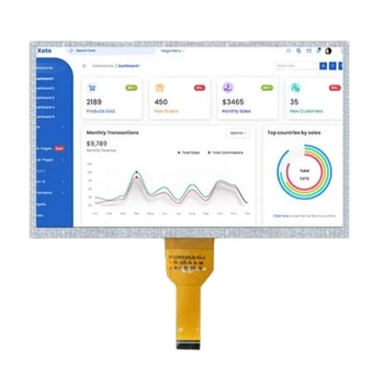 Schermo LCD IPS da 7 Pollici, Display TFT ad Alta Definizione 1024 * 600, Interfaccia MIPI 30PIN con Touch Screen