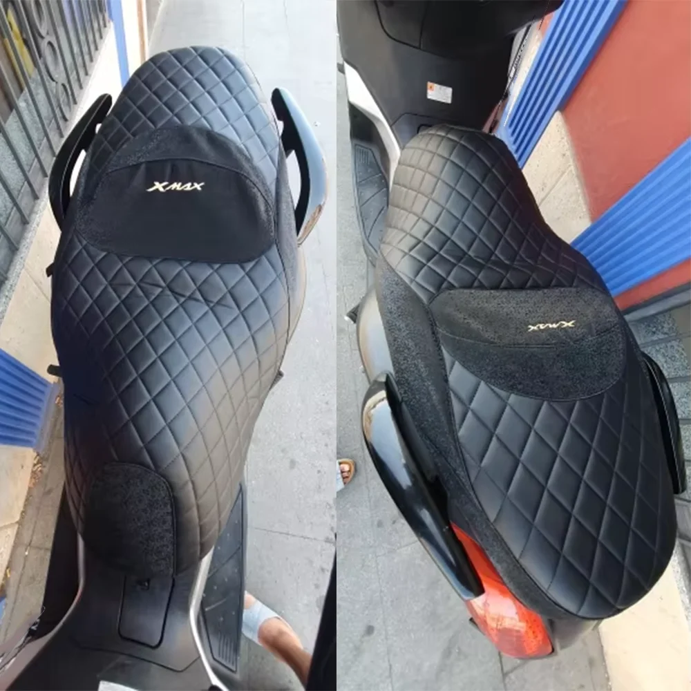 Motorcycle Accessories Leather Seat Cushion Cover Insulation Seat Cover Protector For YAMAHA XMAX 300 125 250 400 X-MAX XMAX300 motorcycle seat covers