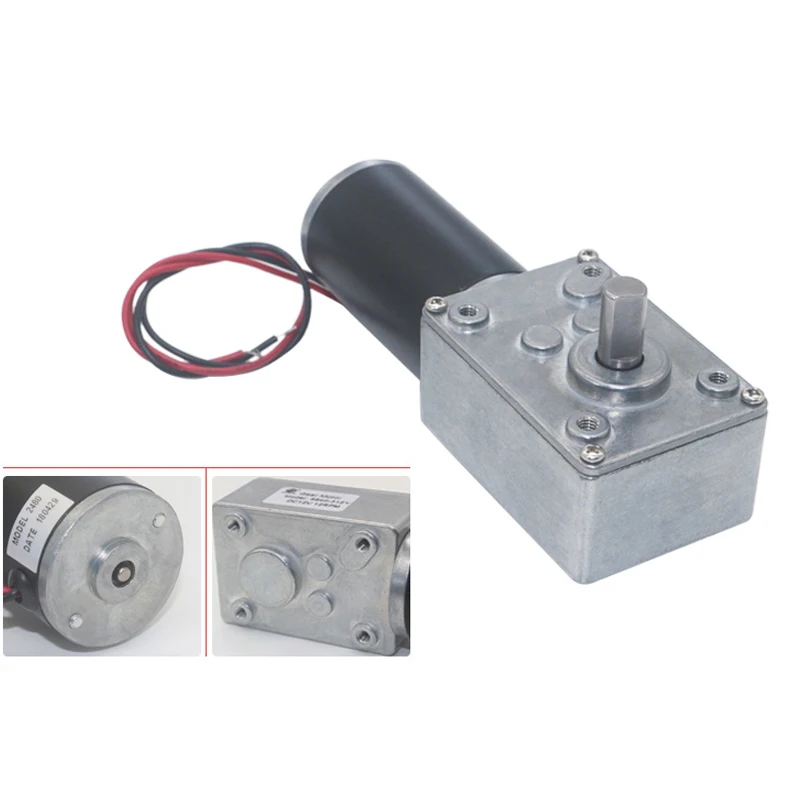 5840-31zy 금속 올기어 모터 12V 24V 12470RPM 70kg·cm 고토크 고출력 웜 기어 모터 감속 CW/CCW 조정 가능한 RPM