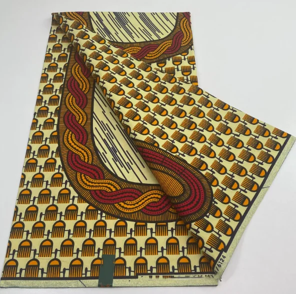 2026 New Ankara Wax Fabric High Quality African Wax Print Fabric 100% Cotton Soft Dutch Hollandais Pagne for Dresses 2