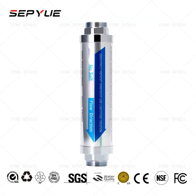 SEPYUE IPS Whole House Water Descaler Scale ยับยั้ง Softener System เครื่องป้องกันการกัดกร่อนของมะนาวและน้ํากระด้าง 1