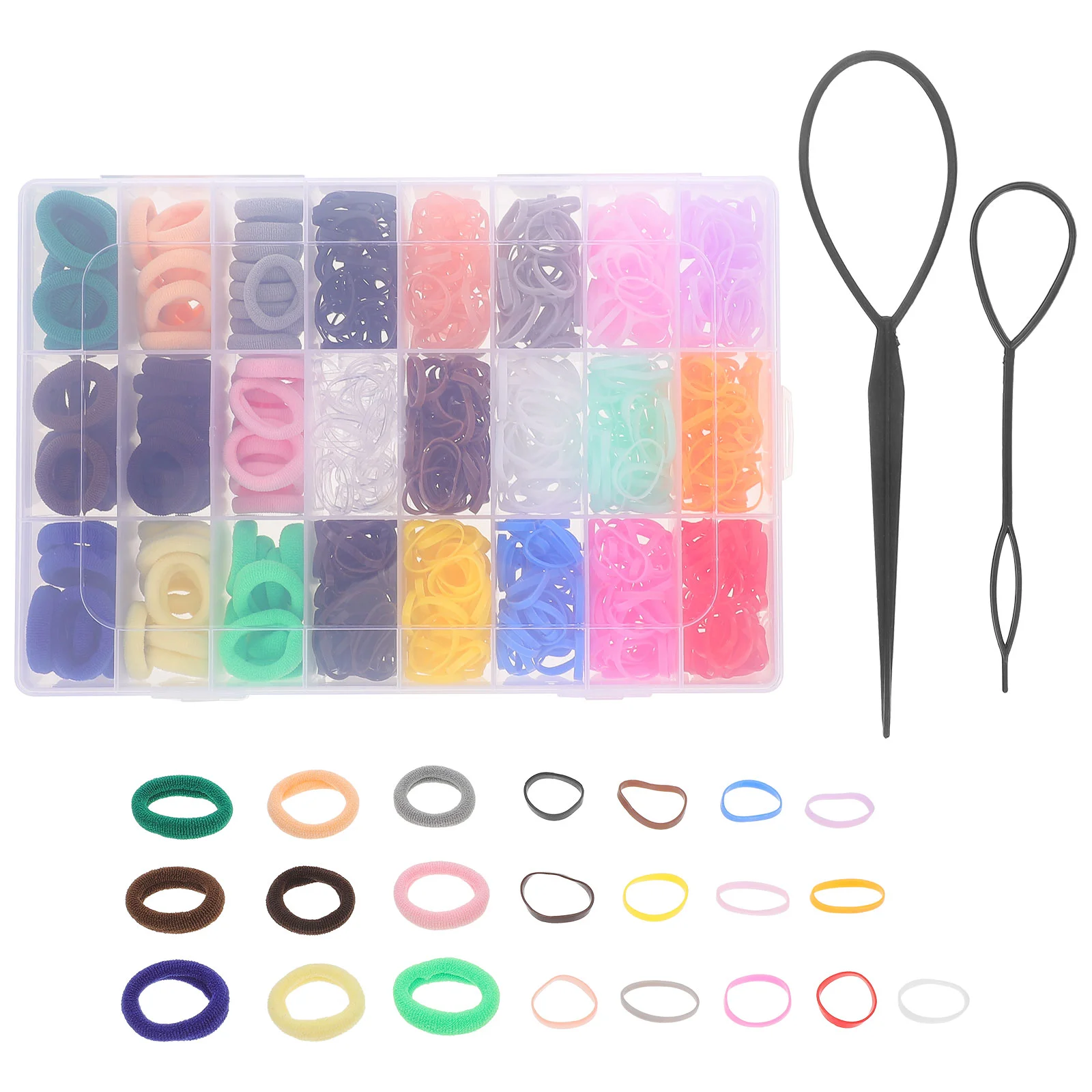 

1 Set Hair Ties Elastic Hair Bands Girls Hair Ropes Ponytail Holders Women Hair Accessories