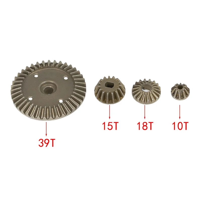 Kit différentiel avant/arrière RC 39T alliage pour Tamiya XV-02 TT-02
