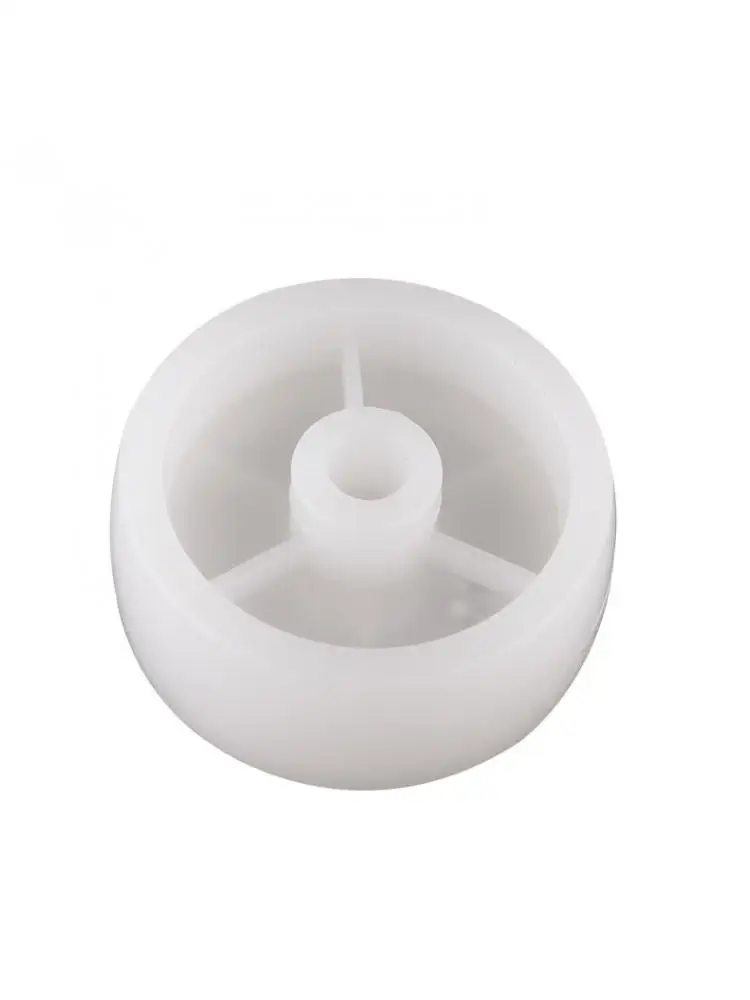 5 Pcs/Lot 1.5 Inch White Pp Single Wheel Diameter 40 Plastic Wear Resistant Nylon Caster Furniture