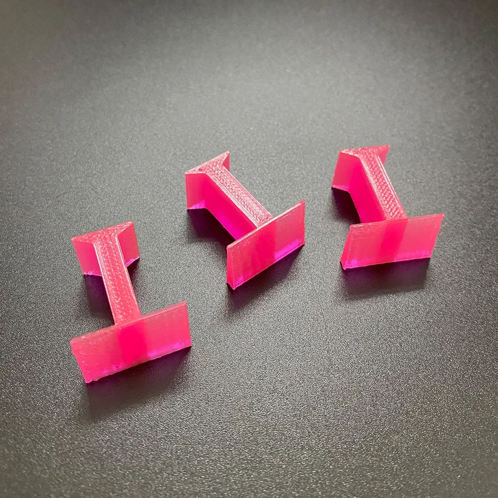 Diamond Painting Pink Color Tray Stoppers with Area for Label Sticker