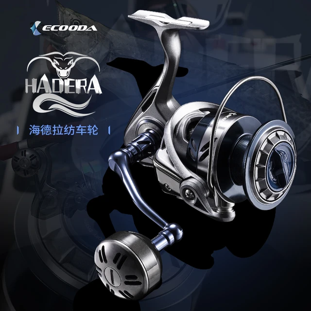 Original Ecooda HEDERA Metal Body Carbon Rotor Slow Jigging Reel Spinning  Reel Sea Fishing Reel 6000/8000 10+1BB 15kgs drag - AliExpress