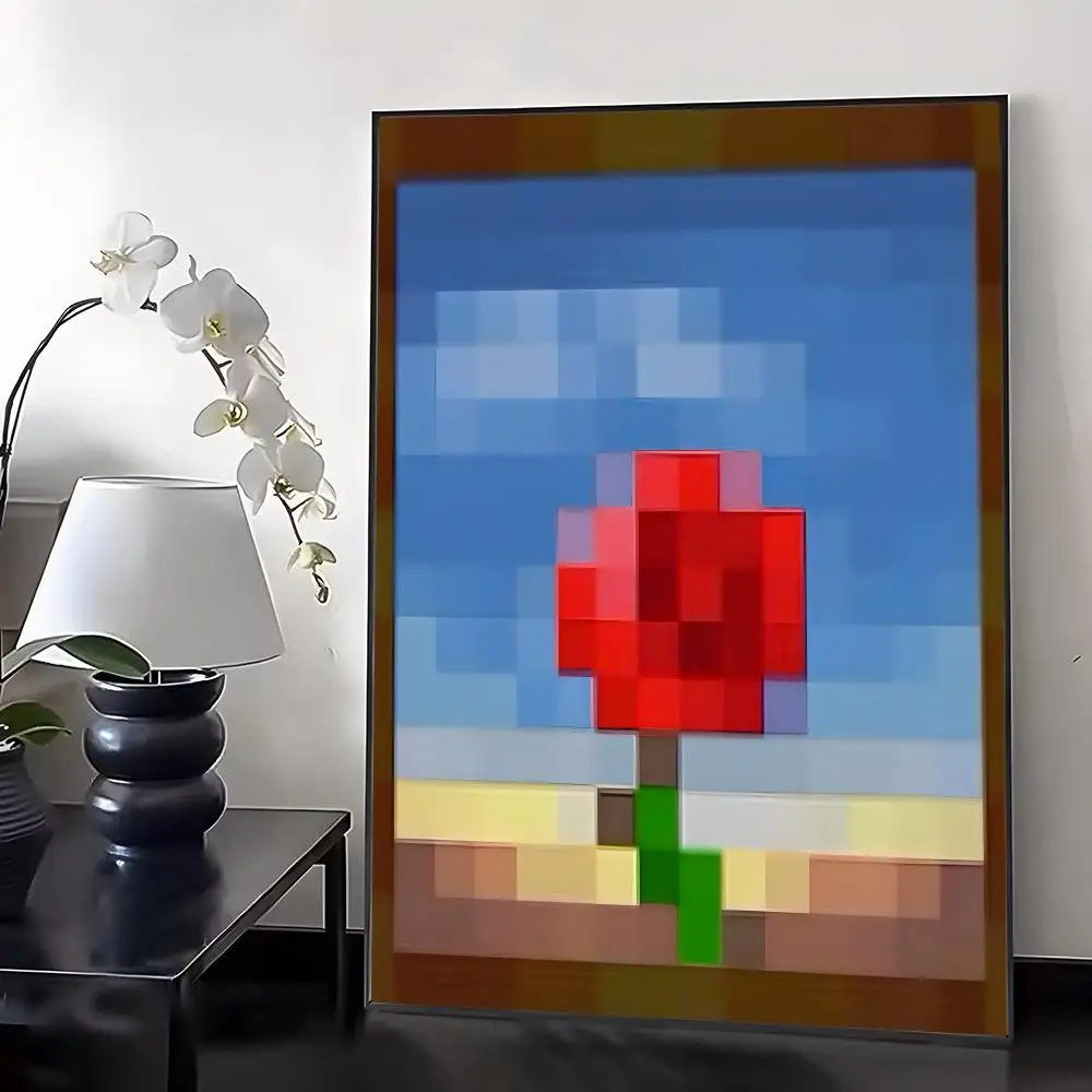 Vibrant Canvas Art: Synthetic Fiber Oil Painting for Living and Dining Spaces