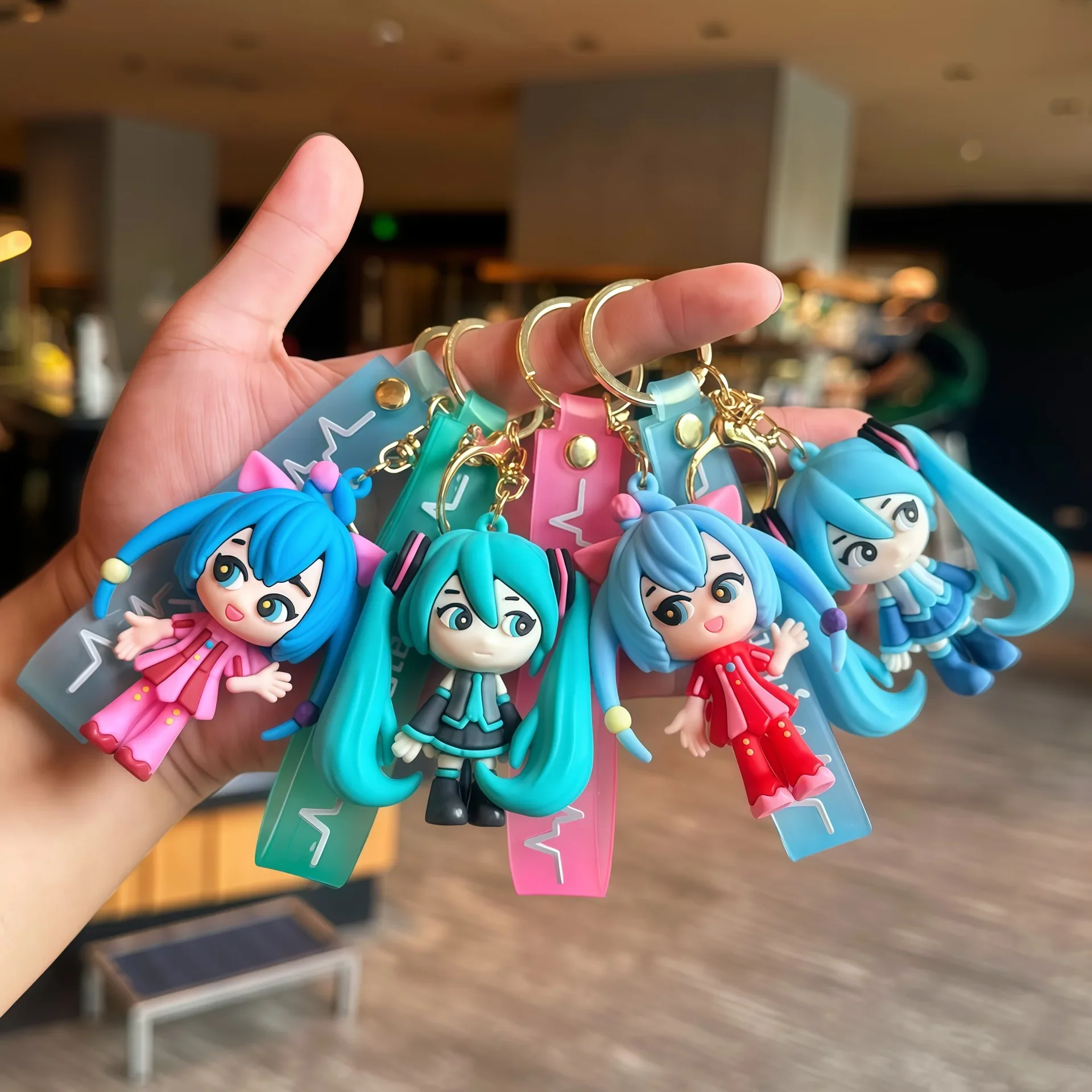 Hatsune Miku Anime Keychain - Cute Pendant & Backpack Charm Gift