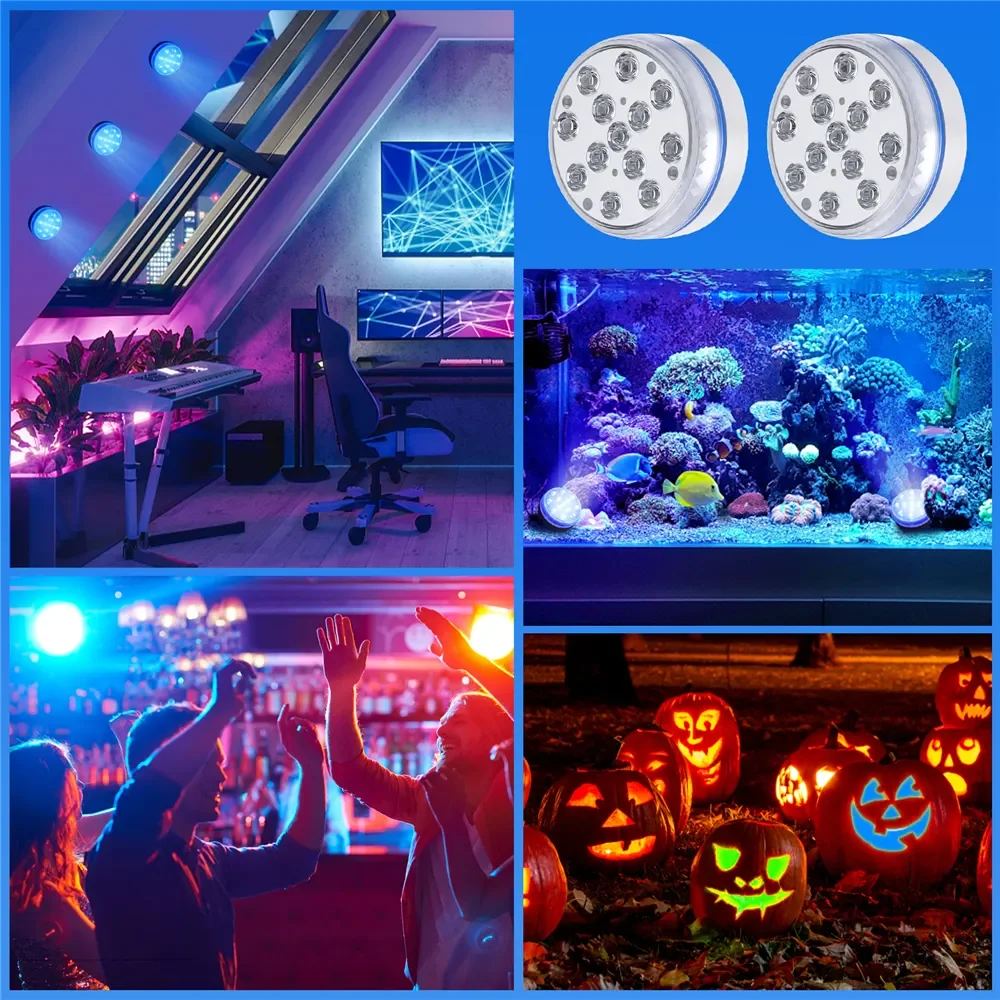 Colorful Submersible Led Pool Party Lights