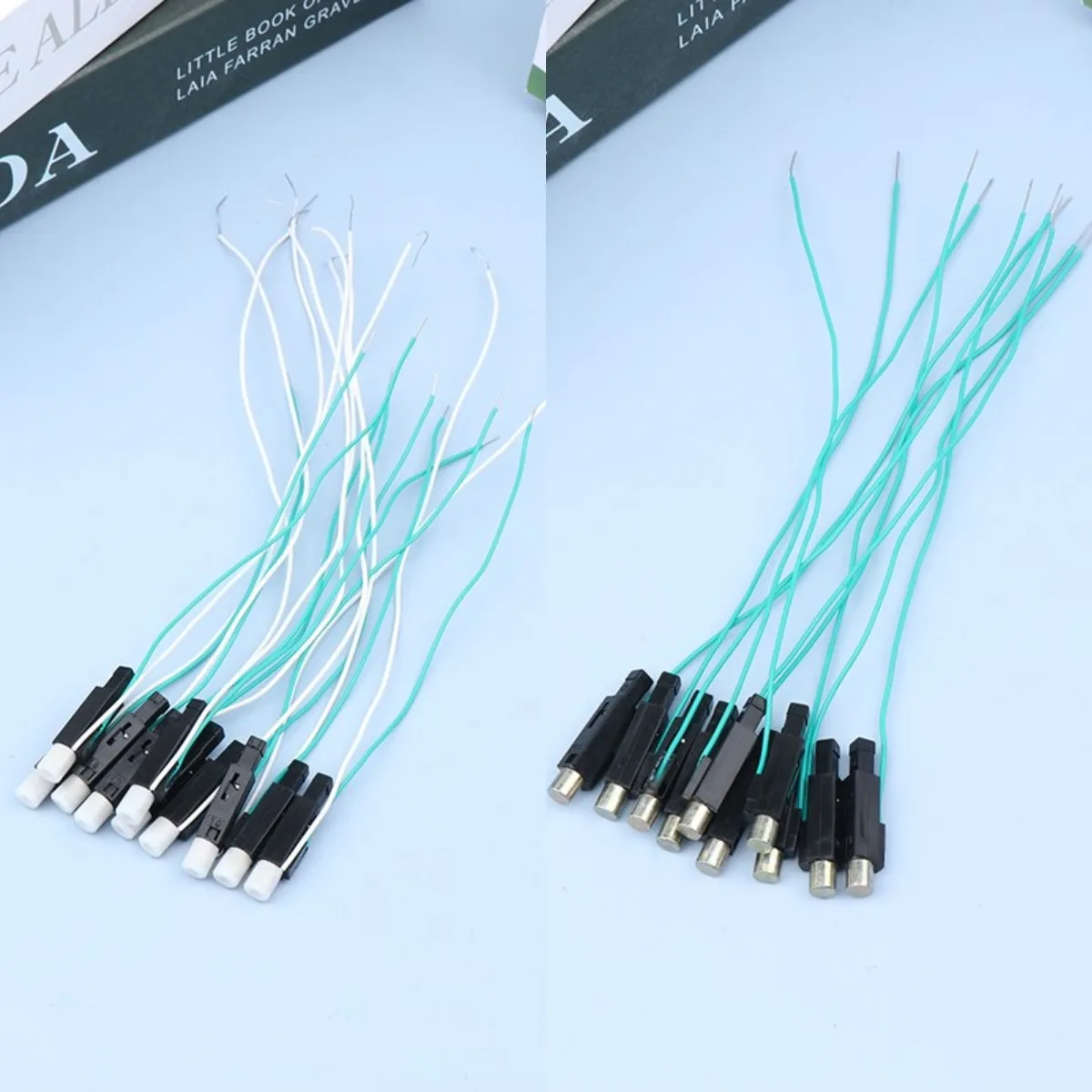 

10PCS New Piezoelectric Fire Wire Copper Cap Electronic Igniter Spray Lighter Stove Replacement Parts Piezoelectric Accessories