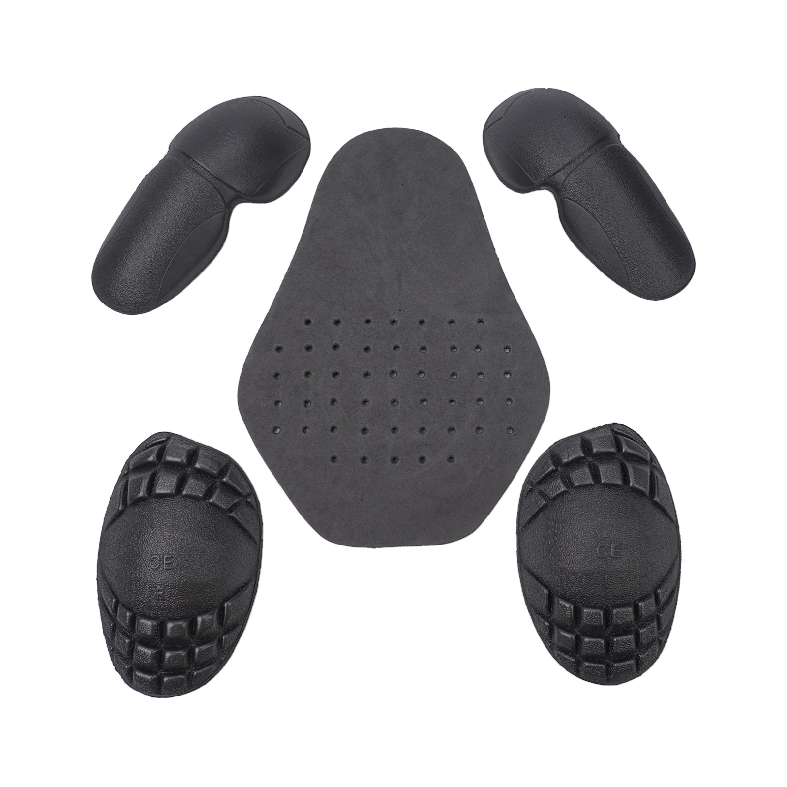 5PCS Motorrad Fahrrad Reiten Jacke Reiten Kleidung EVA Wärme-gepresst Schulter Pads Zurück Ellenbogen Schulter Rüstung Einsatz Schutz – Detail 25