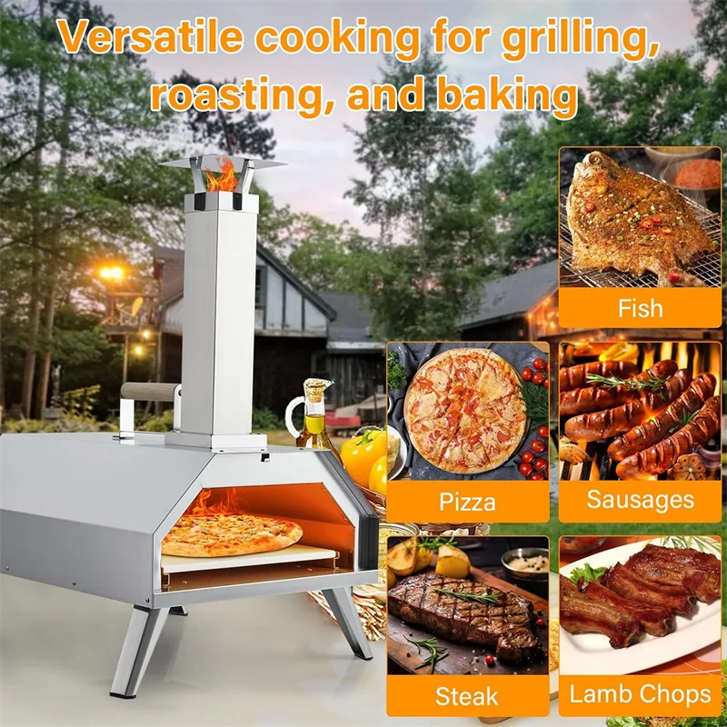 Pizza Ovens Wood Pellet 12" 5