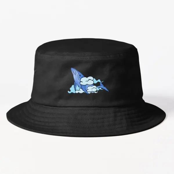 

Skywhale Bucket Hat Bucket Hat Spring Fishermen Black Mens Caps Boys Solid Color Summer Hip Hop Fashion Women Fish Outdoor