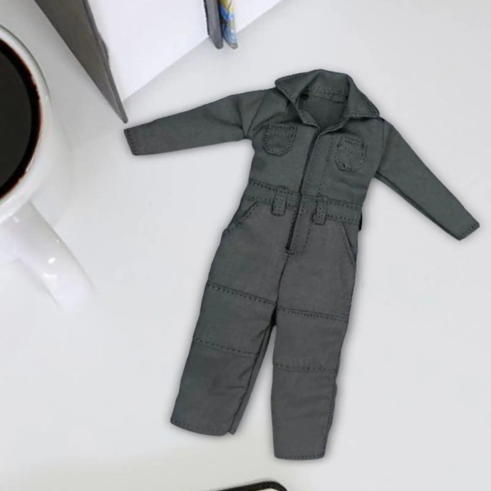 1/12 Scale Jumpsuit Handmade Action Figures Coveralls for Club Show Bedroom