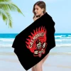 Gas Monkey Garage Logo Bath Towel Microfiber Soft Water Absorbing Breathable For Girl Kids Decorative Cartoon Beach Towel 5