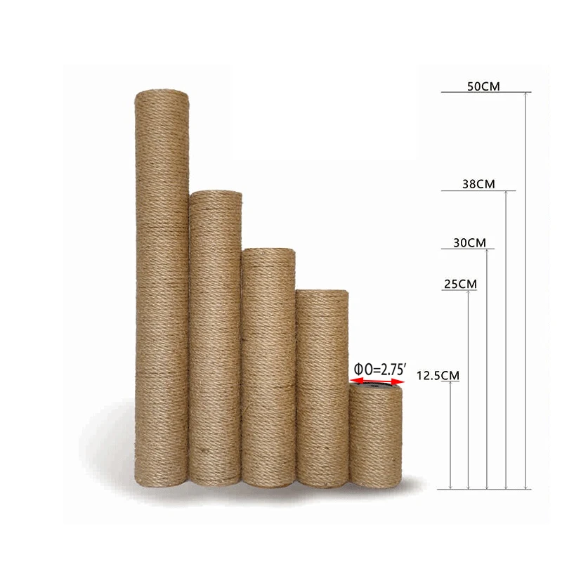 Recambio Poste Rascador árbol Para Gato, Tubo De Sisal Para Recambio