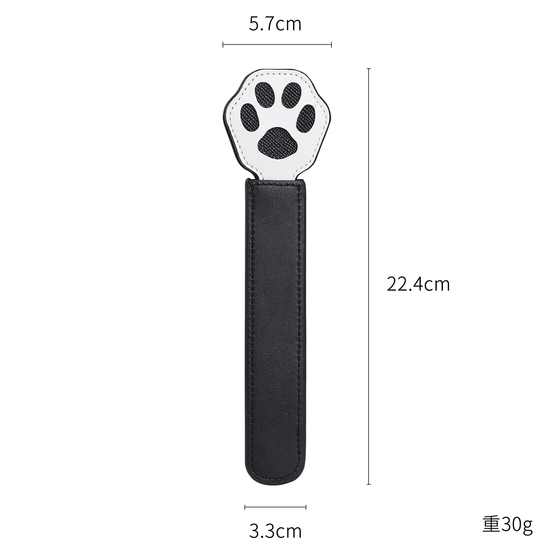 22.4CM PU Leather Cat Claw Shape Slap Paddle,Handmade Deluxe Riding Crop Horse whip, Horse Whip 4