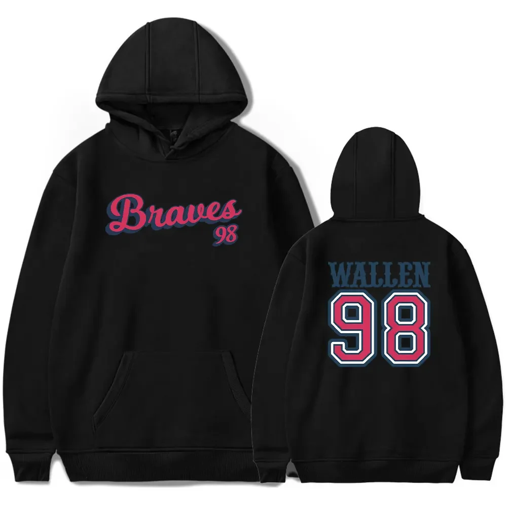 

Morgan Wallen 98 Braves Merch Oversized Women/Men Hoodie Sweatshirt One Thing At A Time Tour Long Sleeve Pullover Hooded Jacket