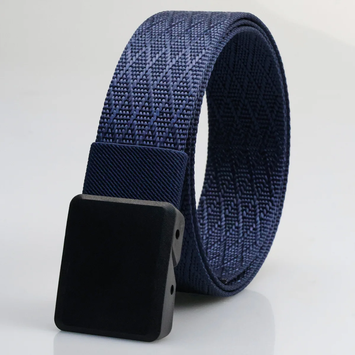 Casual Plastic Smooth Buckle Nylon Belt Men and Women Universal Thickened Outdoor Sports Belt Durable Jeans Accessories