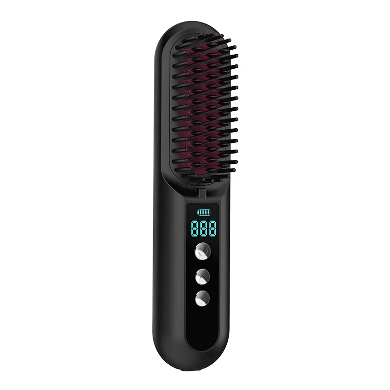 Minhairstraightener,negativeiondoesnot hurt hairUSBcharging wireless hair straightener tymohairstraightenerbrushhairstraightener