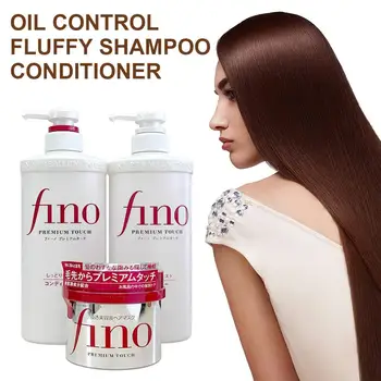 Giappone Fino Maschera per capelli Shampoo Riparazione Capelli secchi, appassiti e danneggiati Pulizia profonda Nutrire Liscio Prevenire l'annodamento Set di balsamo per capelli