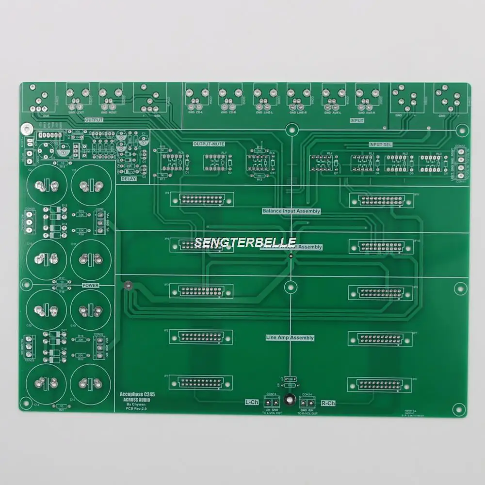 

One Set HiFi Accuphase C245 Fully Balanced Preamplifier Board PCB Bare Preamp Board