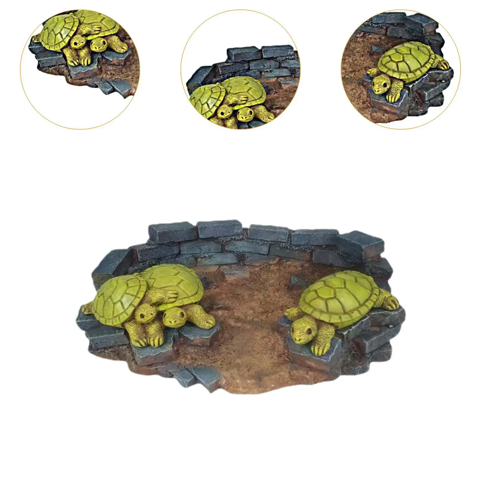 Gutter Downspout Yard Animal Sculpture Patio Decorative Turtle Splash Block