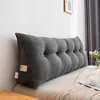 Soft Korean Velvet Triangle Pillow Big Cushion Home Bedroom The Bed Removable Washable Tatami Sofa Pillow Lumbar Backrest Cojin 5