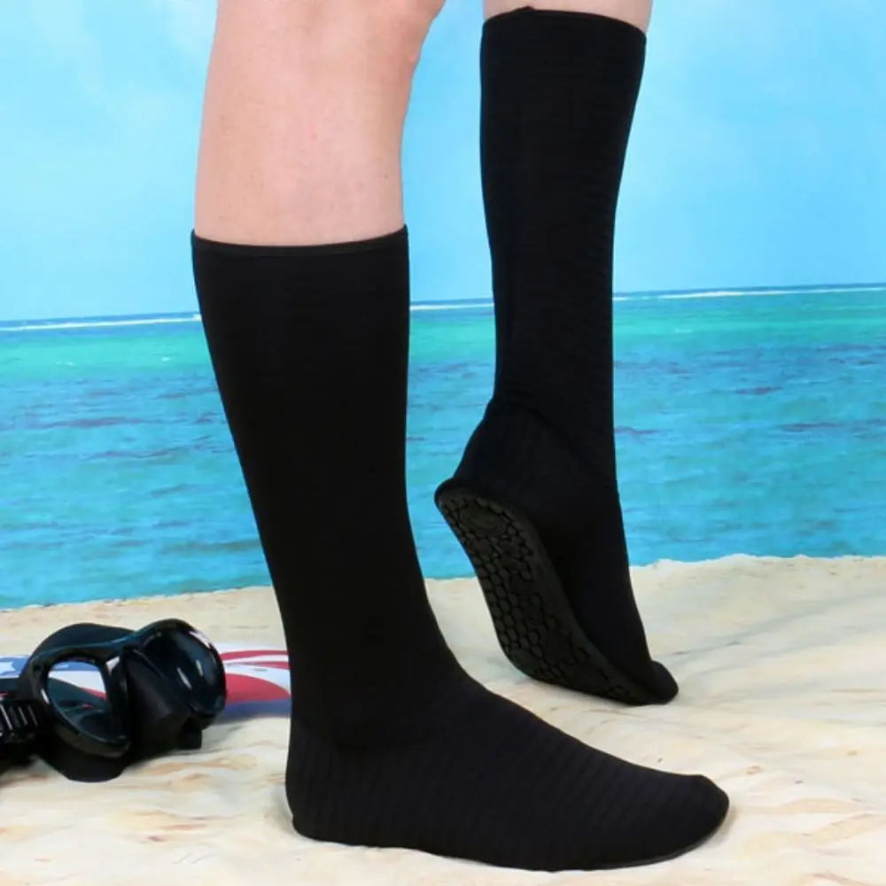 Swimming Accessories Non-slip Diving Socks Long Tube Adult Diving Surfing Boots Black 35-44 Swimming Socks Dinghy