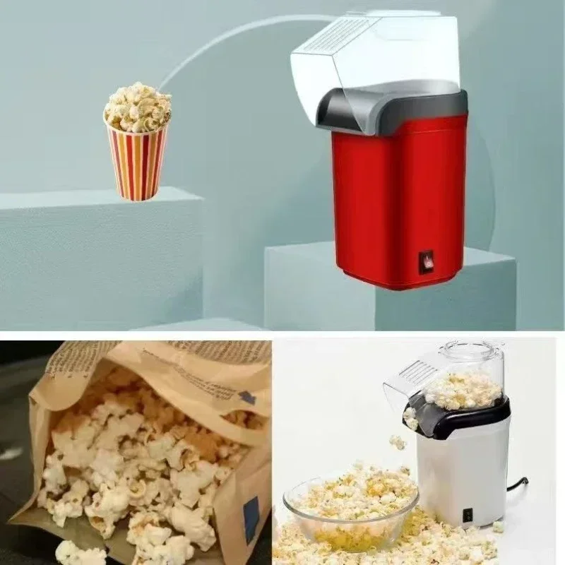 1200 Watt Oil-Free Hot Air Popcorn Maker Electric Hot Air Popcorn Maker for Family, Kids Movie Nights 3
