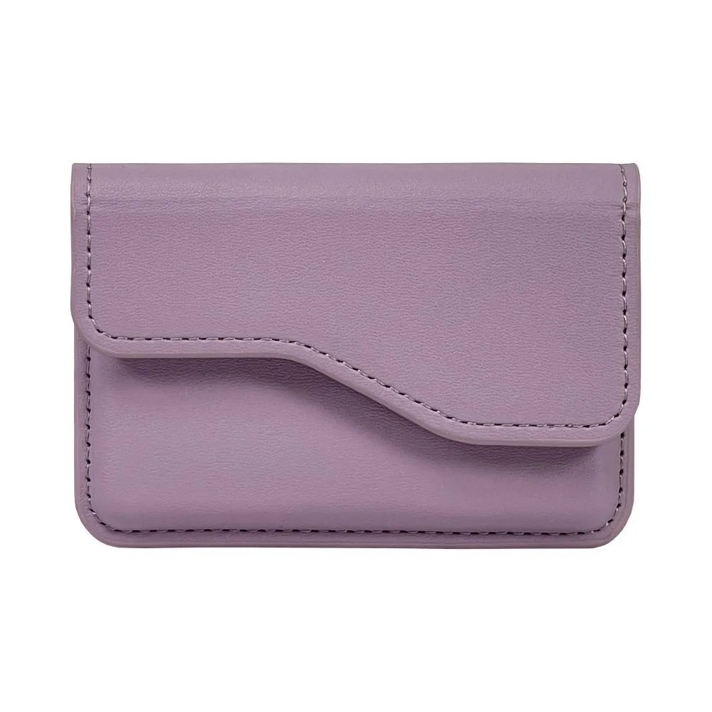 Sleek Magnetic PU Leather Flip Wallet & Card Holder