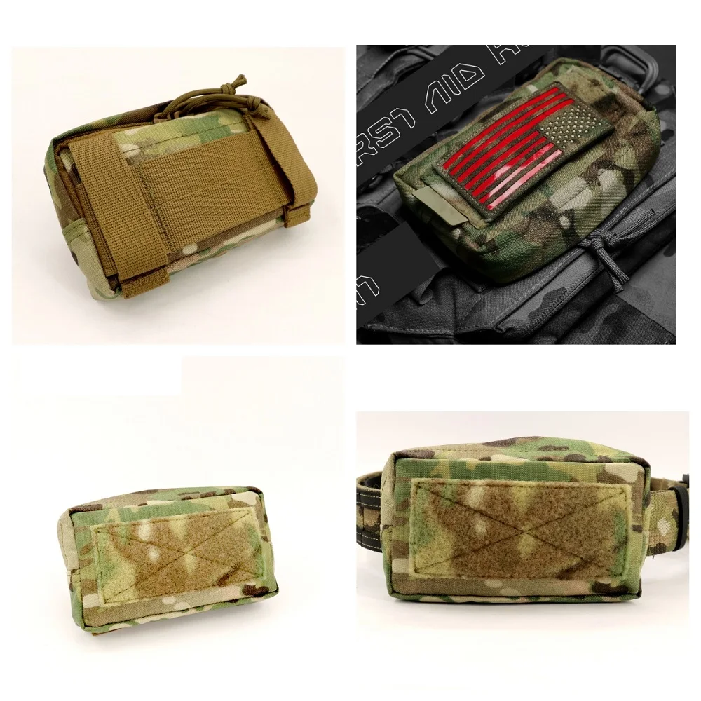 

Tactical Camouflage Vertical GP Sundry Bag Molle Emergency Bag Outdoor Map Bag Military Fan Multipurpose Sub Bag