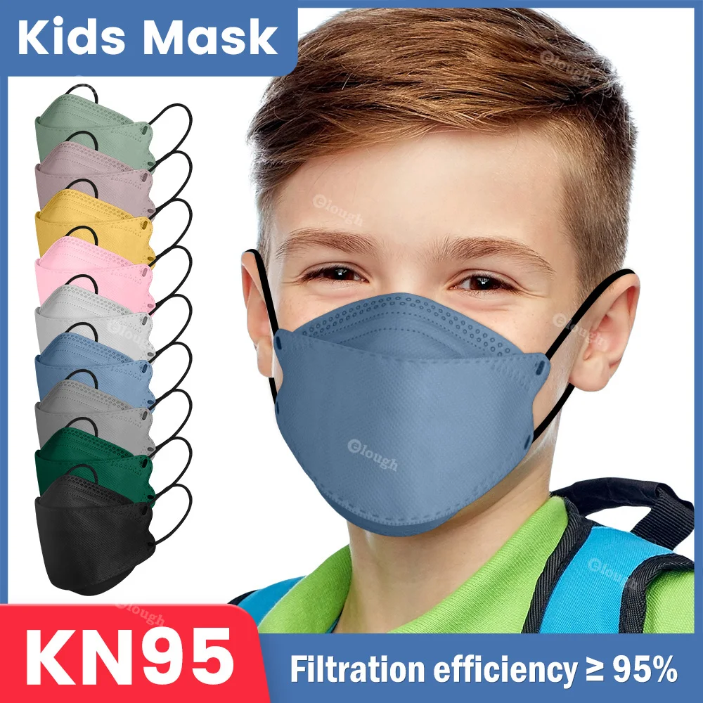 Детские маски FPP2 6-12 лет Mascarillas KN95 для детей 4 слоя FFP2 детская маска Mascherina FFPP2 FFP2Mask |