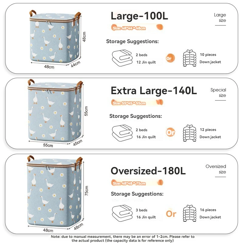 Foldable Clothing And Quilt Storage Bag Household High-Capacity Storage Bag Moving And Packing Bag Luggage Bag 4