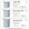 Foldable Clothing And Quilt Storage Bag Household High-Capacity Storage Bag Moving And Packing Bag Luggage Bag 4