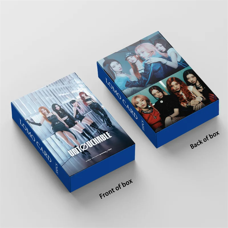 55pcs/set KPOP ITZY New Album UNTOUCHABLE LOMO Card YEJI Lia RYUJIN CHAERYEONG YUNA Girl Collection Gift Postcard Photo Card