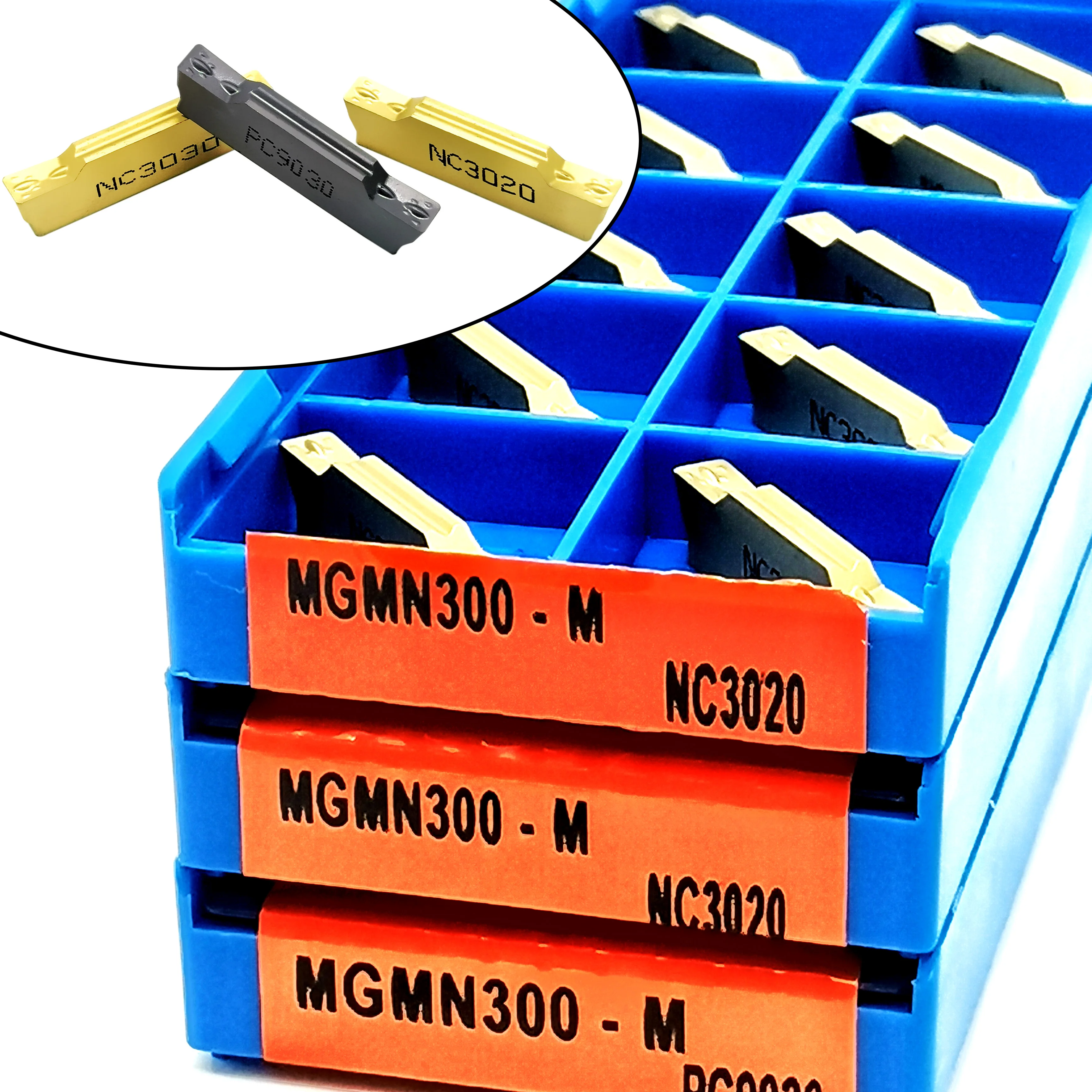 Premium quality MGMN300 M NC3020 3030 PC9030 original grooving carbide inserts Parting and grooving tools tungsten carbide sp200 sp300 sp400 pc9030 nc3020 nc3030 slotted carbide inserts parting and grooving tools cvd pvd lathe tools