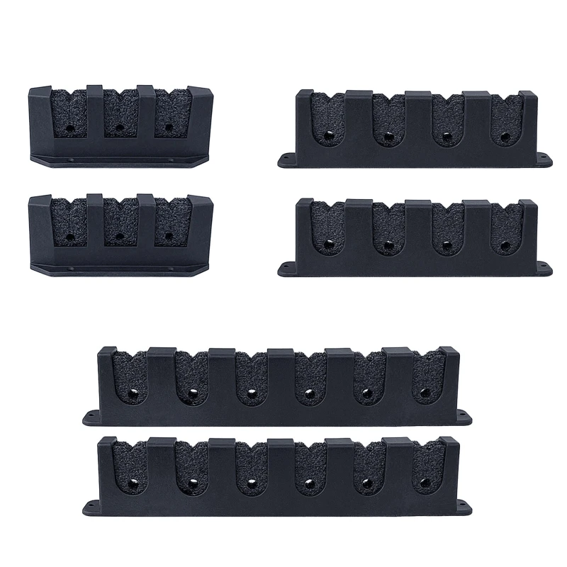 Portable Fishing Rod Rack Fishing Pole Storage Holder Wall Mount for Garage Carp Cabin Basement Holds 3/4/6 Rods M11 22 fishing rod holder fishing rod bracket fishing gear accessories