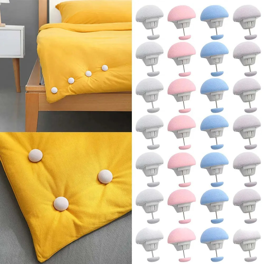bed sheet clips Comforter Fixing 4/8pcs Clips for Bed Sheet Quilt Holder Clothespins Mattress Cover Blanket Buckle Clothes Pegs Anti-slip Clip