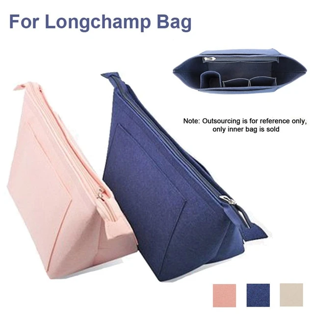 Portable Travel Bag Insert Pouch Soft Felt Insert Bag Inner Bag