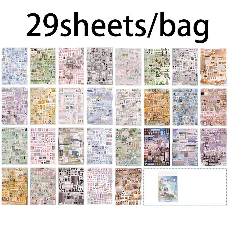 مستر بيبر 29 قطعة لكل كيس ملصقات على الطراز اليابا...