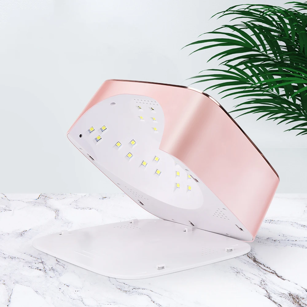 Wireless Nail Dryer LED Nail Lamp 72W Rechargeable 15600mAh UV Lamp for Curing All Gel Nail Polish Manicure Polish Professional 4