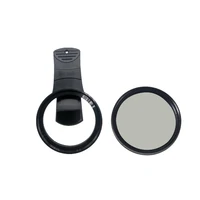 Universal 52MM Circular Phone Lens Portable Polarizer Camera Lens Clip CPL / UV Filter Kit for iPhone Mobile Phone Smartphone 2