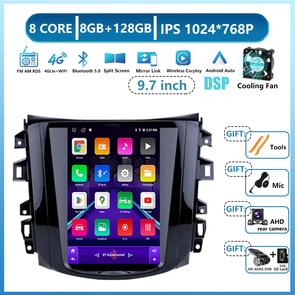 أندرويد 16 السيارات لنيسان نافارا تيرا NP300 2018...