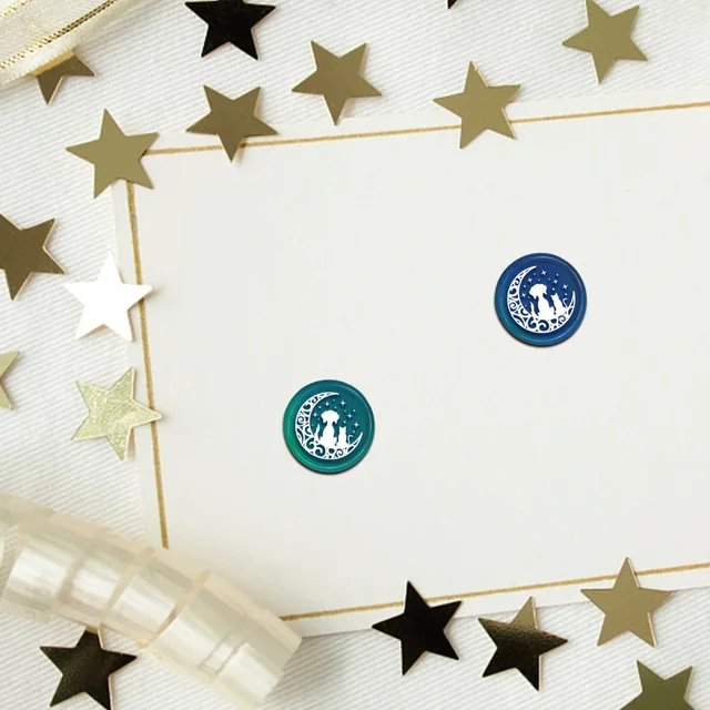 개와 고양이 왁스 인감 스탬프로 특별한 순간에 품위와 개성을 더하세요.