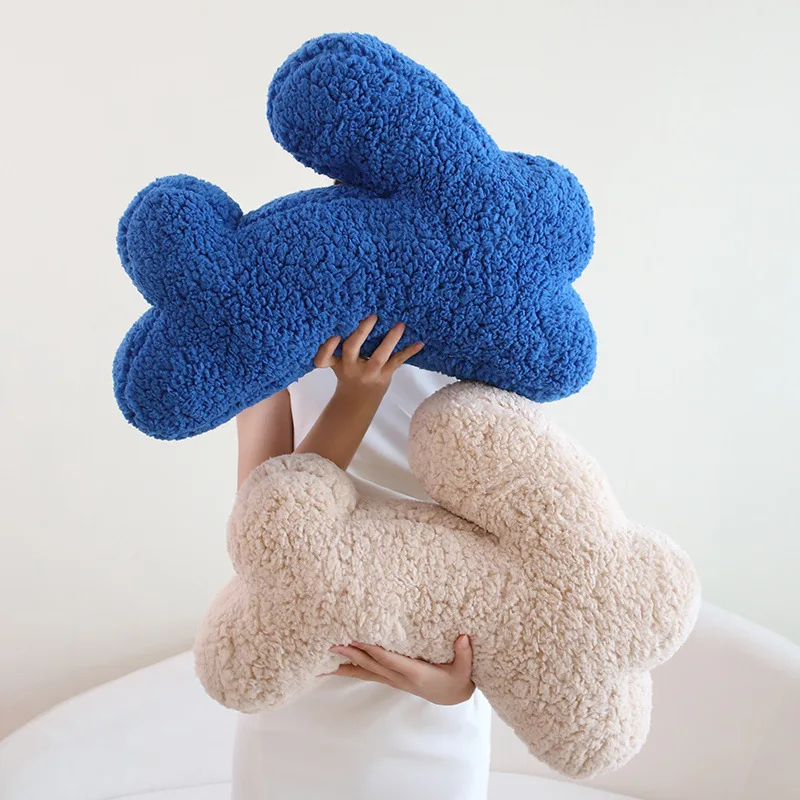 INS Kawaii Animal Rabbit Plush Throw Pillows Stuffed Toy Doll Pillow Room Sofa Decor Cushion Cute Kid Girlfriend Birthday Gift