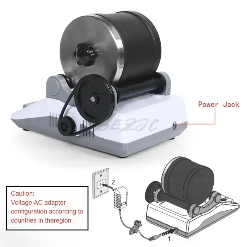HS-403 Fun Electric Gemstone Polishing Machine Physical Science Experimental Set DIY Stone Polishing Machine Experimental Toy