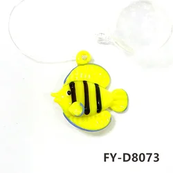 Floating Marine Animal Mini Figurine Pendant - Cute Glass Ocean Creatures Ornaments - About 3-4cm (FY-D8073)